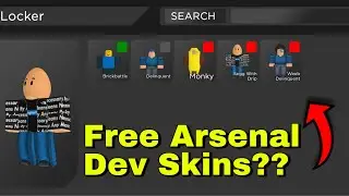 How to get *FREE* Roblox Developer Skins in Roblox Arsenal!