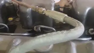 Troca de mangueiras de retorno do Diesel, motor Mercedes om 447.
