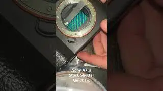 Sony A7iii stuck shutter quick fix #sonyalpha #a7iii #sonya7iii