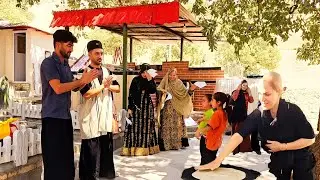 Dutch Baker Makes Iranian Bread with Traditional Dress and Nomadic Dance  