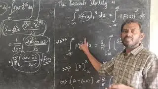 Fourier transforms parsevals identity problem#engineeringmathematics#mathematics#bscmaths#education