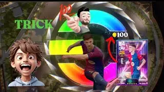 100 COIN🤩SHOW TIME GAVI🗿PACK OPENING TRICK 🫡#efootball #efootball2025mobile #efootball2024