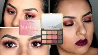 Too Faced Just Peachy Velvet Matte Eye Shadow Palette | Review