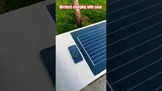 wireless charger with solar energy #wireless #charger#solarenergy #information #technology
