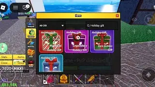 Blox fruits open holiday gift