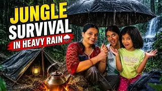 Jungle survival in Heavy Rain ☔️😳 | Laksha Joshi