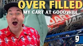 Filled The Cart At Goodwill | 2023 YouTube Life Goals And DREAMS | Thrift With Me