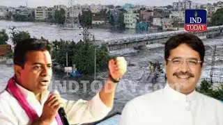 10,000 Encroachments in Musi River KTR To Ahmed Balal |IND Today | 10-3-2022