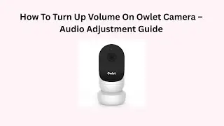 How To Turn Up Volume On Owlet Camera &ndash; Audio Adjustment Guide