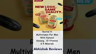 Revital H Multivitamin For Men 10 Vitamins & 9 Minerals | Abhishek Reviews