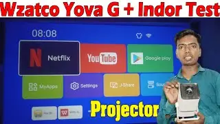 Wzatco Yuva Go Plus Projector Indor Testing Video & Review || Best Projector In India 2025