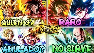 Comprobé Mitos de DRAGON BALL LEGENDS