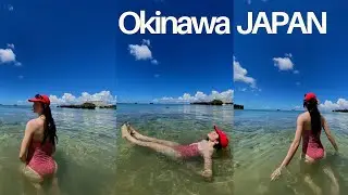 Japan has some of the best beaches | Okinawa Vlog | First time driving internationally