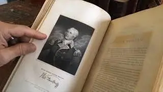 National Portrait Gallery 1834 Longacre beautiful 2 vol. leather set 70 engravings famous Americans