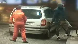 Obywatelskie zatrzymanie złodziei paliwa.