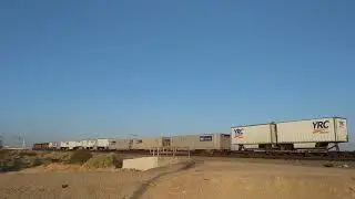 Duo BNSF Trains Meet At Lenwood CA! #bigbossrailfanner