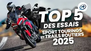 Les sport tourings et trails routiers marquants de 2025 - Notre TOP 5 des essais de l'ann&eacute;e