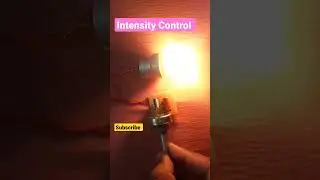 light intensity Control with simple Circuit #shorts #arduinoproject
