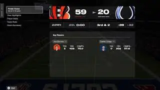 MWL LEAGUE AFC DIVISION ROUND BENGALS @ COLTS
