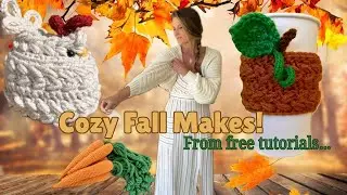 Cozy Fall Crochet with free tutorial links
