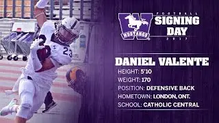 Daniel Valente - Mustangs Football Recruiting Class of 2017