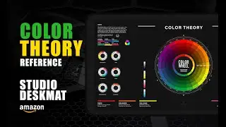 Color Theory Reference Desk Mat 🎨 A Must-Have for Designers, Artists & Creatives!