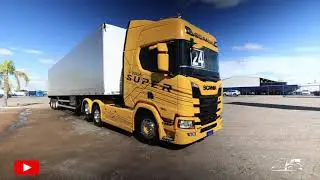 Scania R 460 Super 2024 Amarelo Exclusivo! Em preparação e com visual imponente!