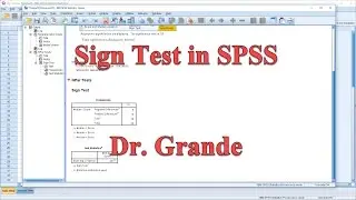 Sign Test as a Non-Parametric Alternative to a One-Sample T Test in SPSS