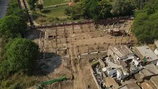 Drone Footage: Construction Site Ka Real Progress Update! #CivilEngi #Engineer #civil #siteengineer 