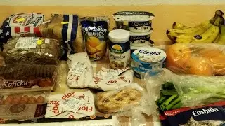 закупка на 522 кроны . FLOP , ZELENINA , POTRAVINY .