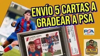 ENV&Iacute;O CINCO CROMOS A GRADEAR A PSA (Messi, Lamine Yamal, Juli&aacute;n &Aacute;lvarez, Xabi Alonso, De Paul)