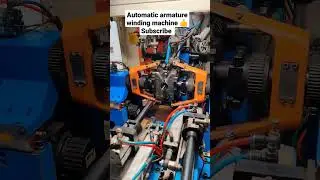 Automatic Armature Winding Machine #JRTech4U #armature #winding #machine #short