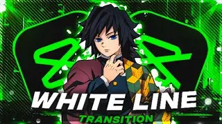 White Line Transition || Capcut AMV Tutorial