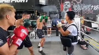 Training time with prime fight gym fighters💪