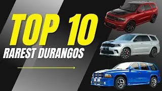 Top 10 Rare Dodge Durango Models - Hybrid, Shelby SP360, AlcHEMI, Mopar '18 & MORE!