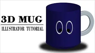 How to make 3D coffee Cup in Adobe Illustrator|3D Cup Design In Illustrator| Illustrator Tutorial|