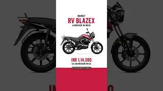 Revolt RV BlazeX Electric Bike Launched in India #revoltrvblazex #revoltbike