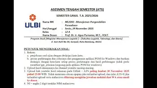 Video ATS Manajemen Pengendalian Persediaan POM Software - Hudaya Firdaus 211240052