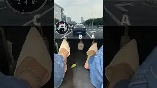 How to use Accelerator, Brake, and Clutch  | Safe Driving Tips #shortsfeed #short #drivingtips #gear