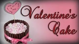 Valentine's cake. No oven. No cooking