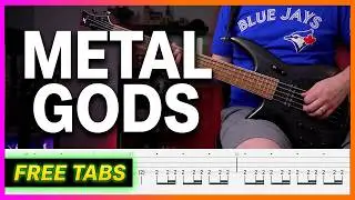 Judas Priest &ldquo;Metal Gods&rdquo; | Bass Guitar Lesson | Riffs + Tabs