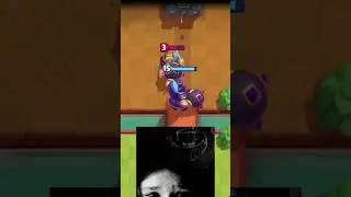 15 lvl mega knight in 74 trophies.                        #clashroyale