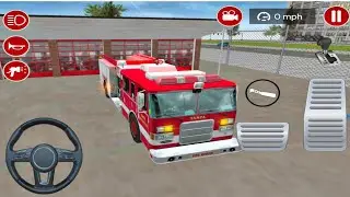 Real Fire Truck 🚒 Driving Simulator -FireFighting -Android gameplay #2024  #firetruck #gameplay