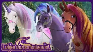 Enhj&oslash;rninger redder dagen! 🦄🦄🦄 | Unicorn academy-klip | Tegneserie for b&oslash;rn