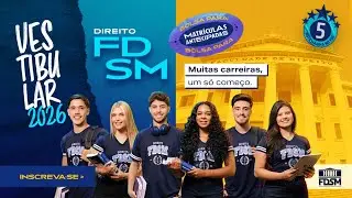 VESTIBULAR 2026 I DIREITO FDSM