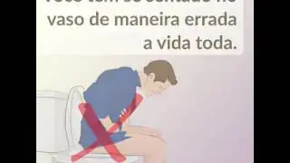 Como se sentar na privada
