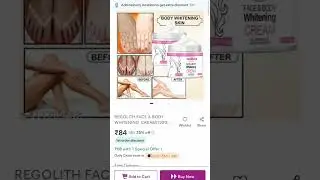 #meesho REGOLITH FACE & BODY WHITENING  CREAM(120GM) skin