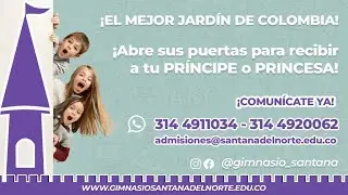 ¿YA MATRICULASTE A TU HIJ@? EL MEJOR JARDÍN DE COLOMBIA ABRE SUS PUERTAS 🏰