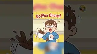 Morning Coffee Chaos! 😂 Funny Short!