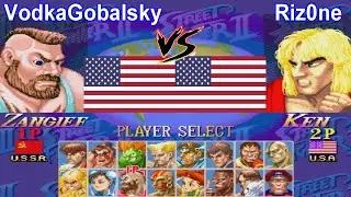 Hyper Street Fighter II: The Anniversary Edition - VodkaGobalsky vs Riz0ne